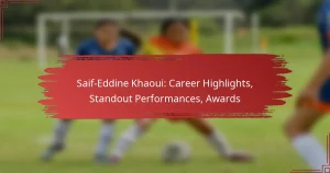 Saif-Eddine Khaoui: Career Highlights, Standout Performances, Awards